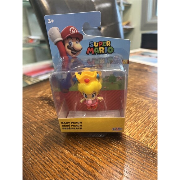 Super Mario Baby Peach 2.5" Figure New in Package - Picture 1 of 6